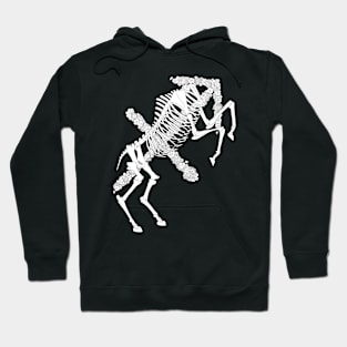 Sagittarius Skeleton - Black and White Hoodie